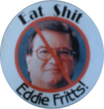 eat shit eddie fritts sticker
