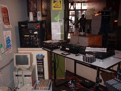 a shot of studio x, seattle imc's webcasting nexus